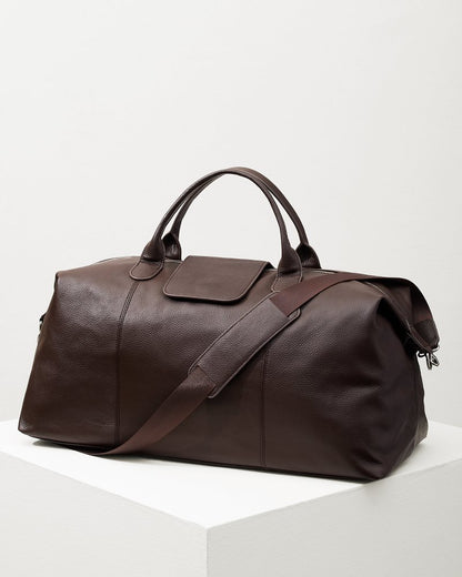 Tommy Bahama | Stanford Brown Leather Duffel Bag / Brown