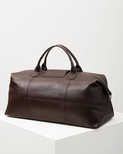 Tommy Bahama | Stanford Brown Leather Duffel Bag / Brown