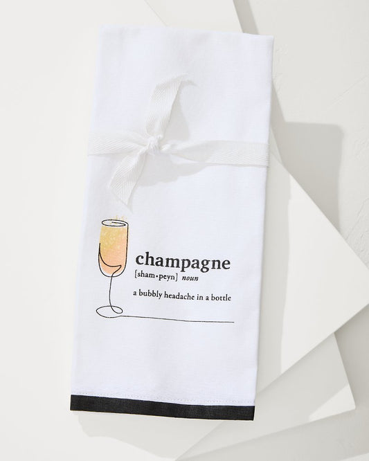 Tommy Bahama | Champagne Bar Towel / White