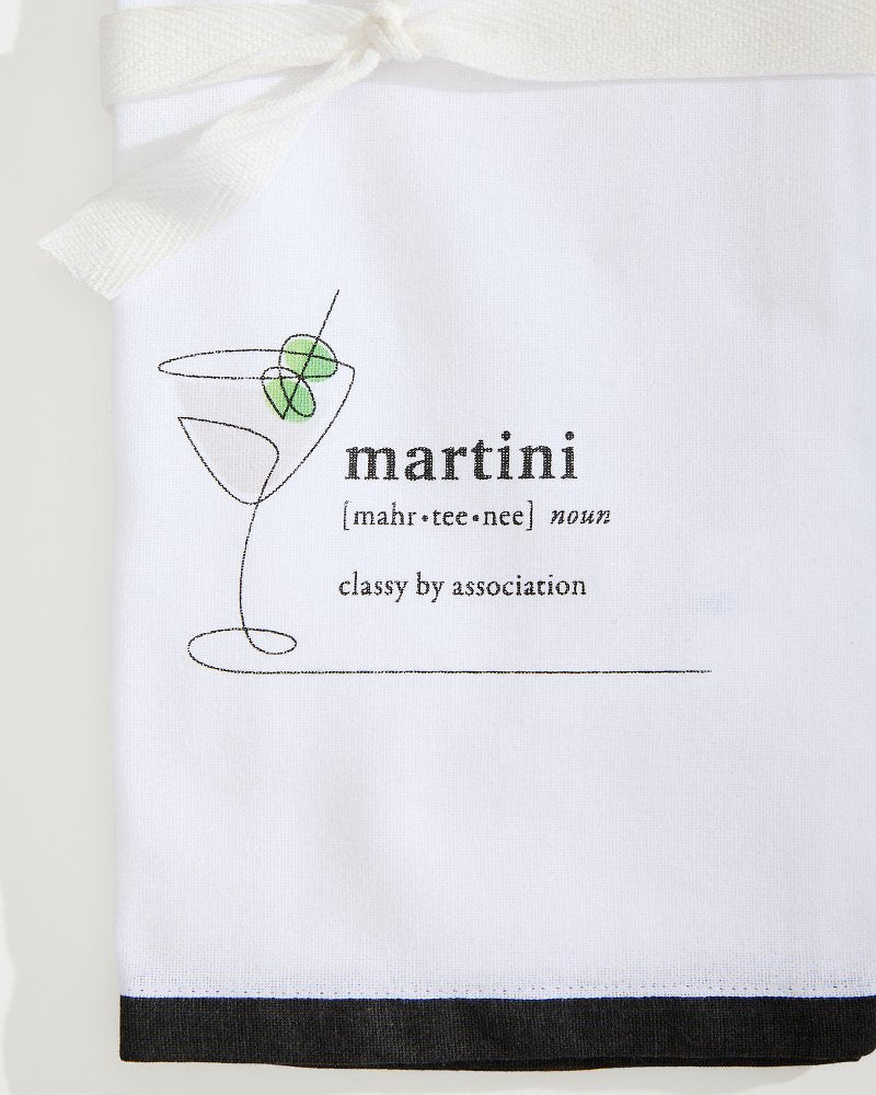 Tommy Bahama | Martini Bar Towel / White