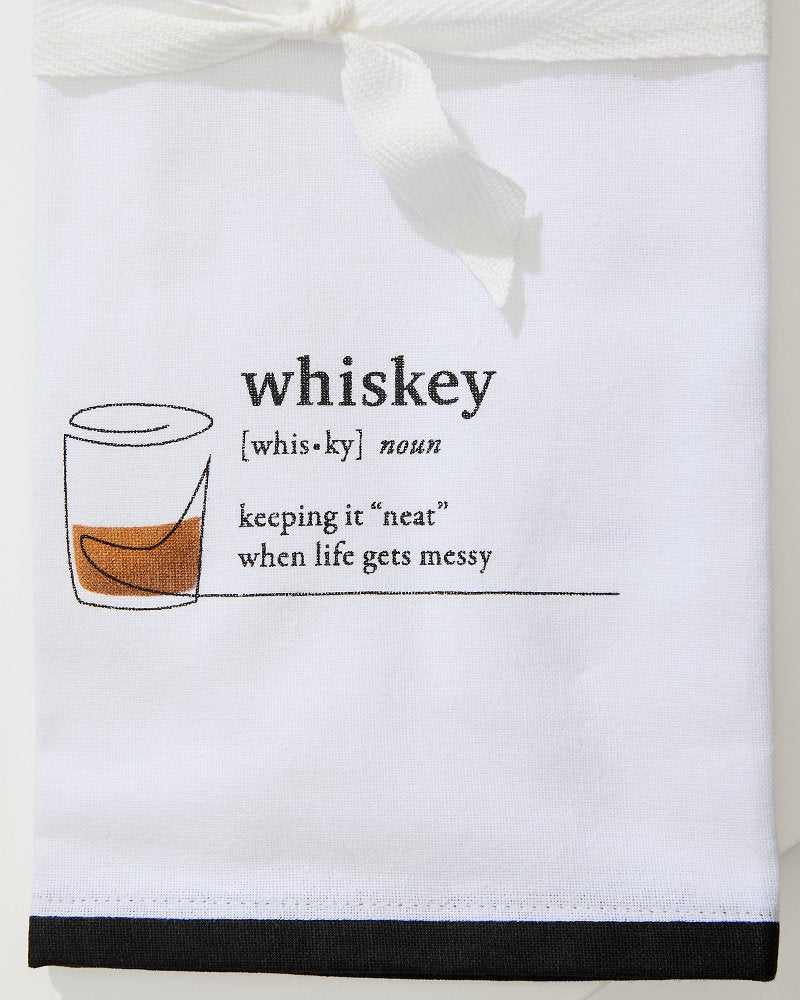 Tommy Bahama | Whiskey Bar Towel / White
