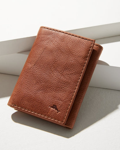 Tommy Bahama | Crunch Trifold Wallet / Tan