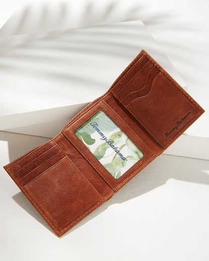 Tommy Bahama | Crunch Trifold Wallet / Tan