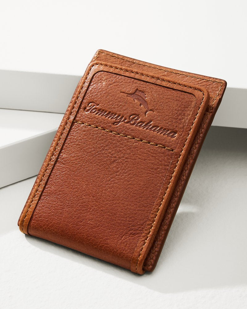 Tommy Bahama | Crunch Wide Magnetic Wallet / Tan