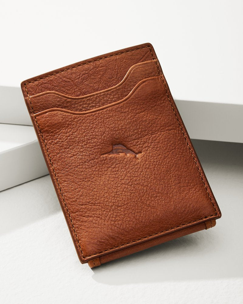Tommy Bahama | Crunch Wide Magnetic Wallet / Tan