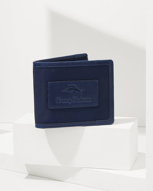Tommy Bahama | Passcase Wallet With Patch Logo / Navy