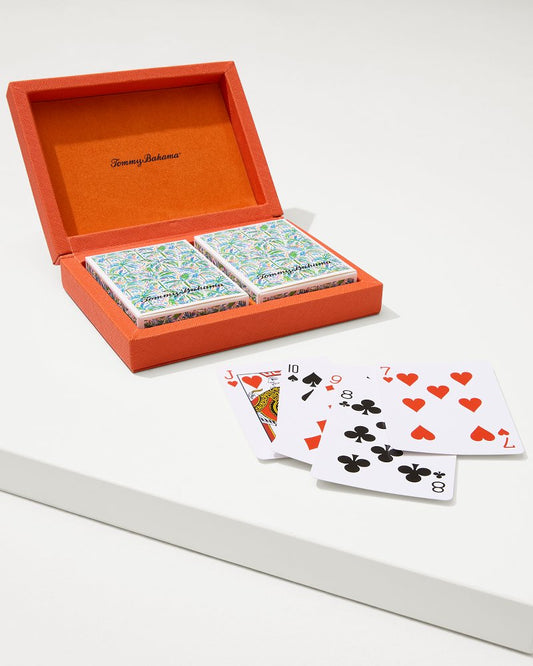 Tommy Bahama | Tommy Bahama Poker Card Set / Orange