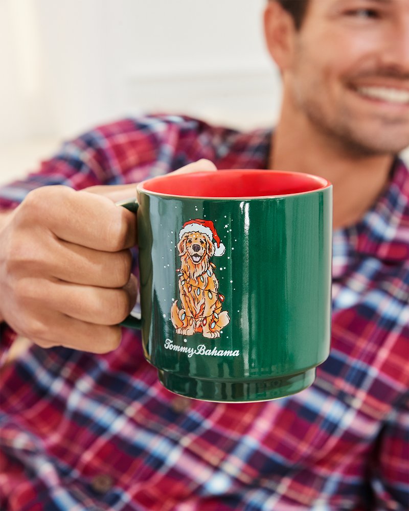 Tommy Bahama | Huladay Retriever Stackable Mug / Green