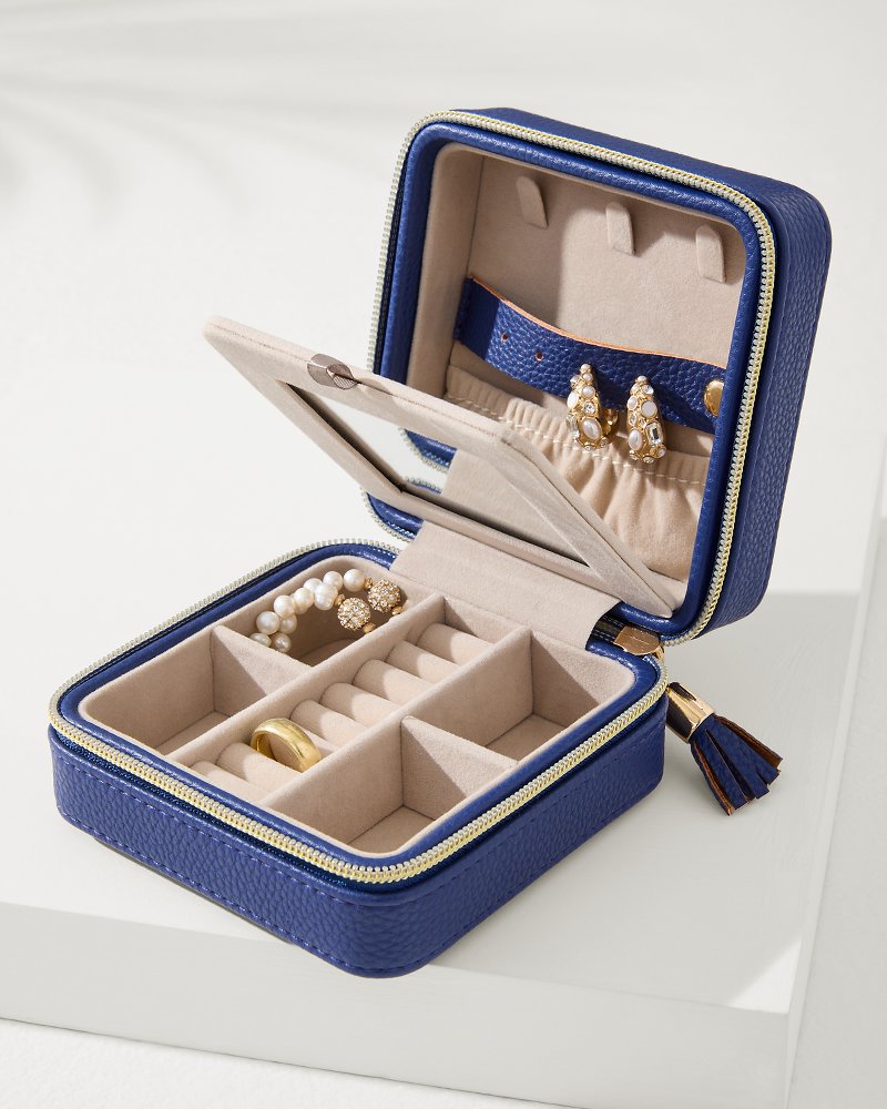 Tommy Bahama | Leah Navy Travel Jewelry Case / Navy