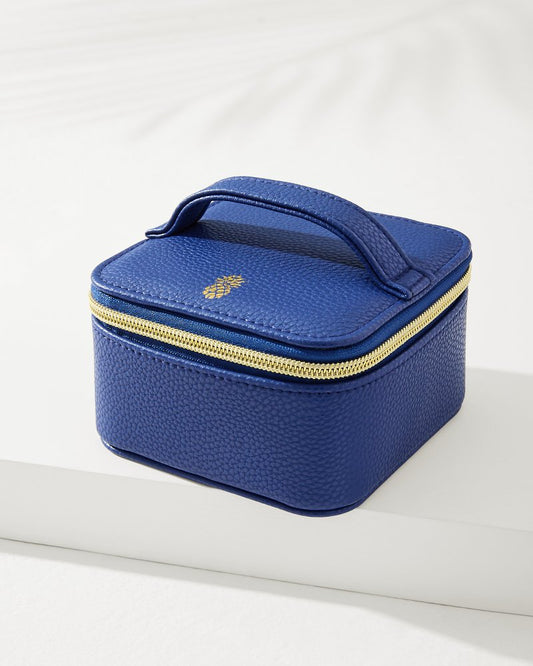 Tommy Bahama | Leah Navy Travel Jewelry Case With Pouch / Navy
