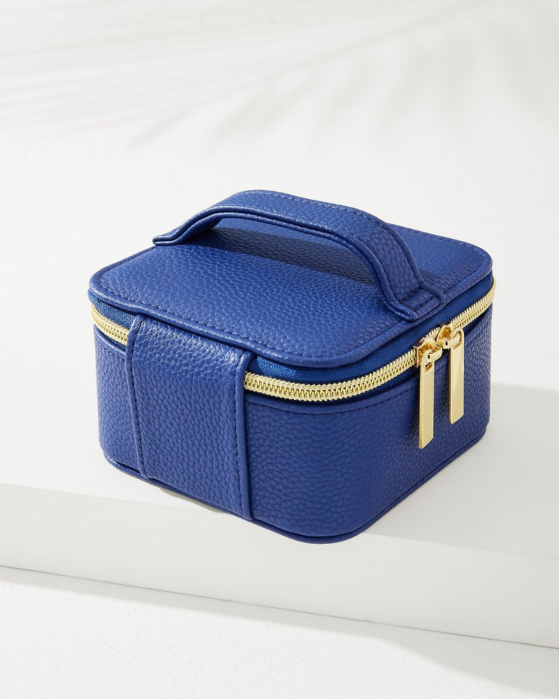 Tommy Bahama | Leah Navy Travel Jewelry Case With Pouch / Navy