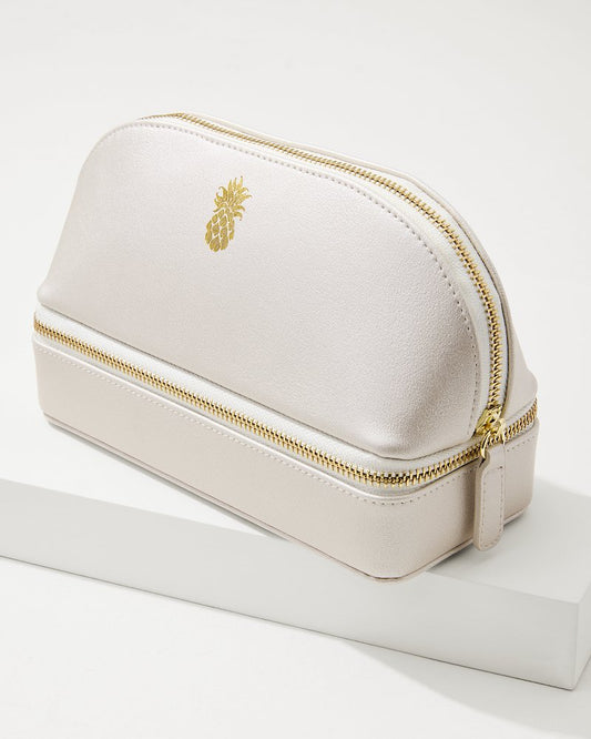 Tommy Bahama | Abby Pearl Pineapple Travel Organizer / Pearl