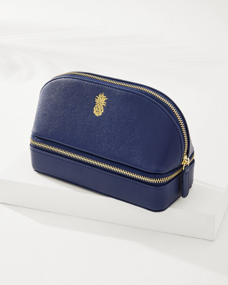 Tommy Bahama | Abby Navy Pineapple Travel Organizer / Navy