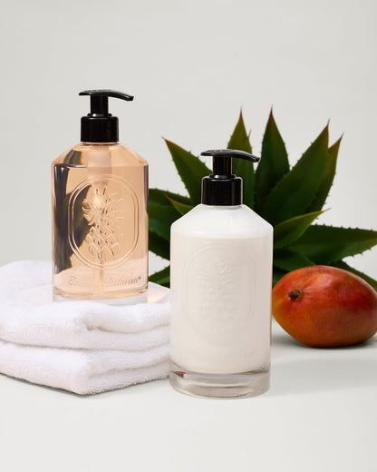 Tommy Bahama | Maui Mango Glass Hand Soap & Lotion Set / Maui Mango