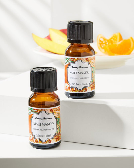 Tommy Bahama | Maui Mango Ceramic Pineapple Diffuser Oil Refill Set / Maui Mango
