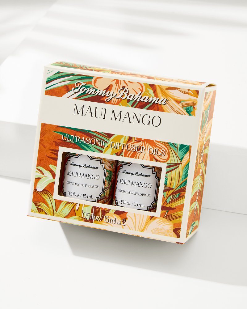 Tommy Bahama | Maui Mango Ceramic Pineapple Diffuser Oil Refill Set / Maui Mango