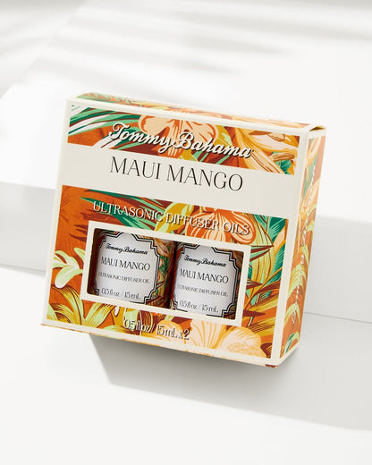 Tommy Bahama | Maui Mango Ceramic Pineapple Diffuser Oil Refill Set / Maui Mango