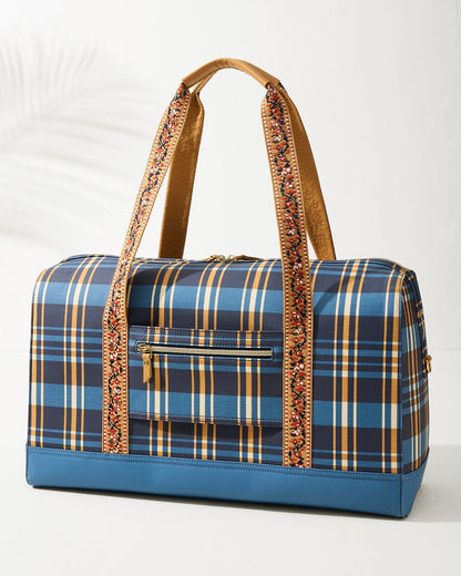 Tommy Bahama | Kalalanta Duffel Bag / Navy Plaid