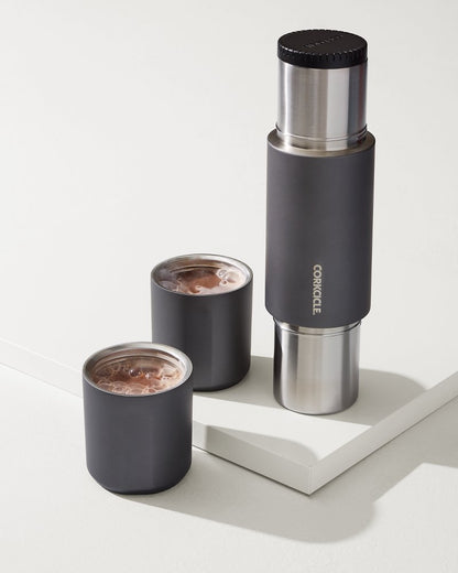 Tommy Bahama | Corkcicle® 36-oz. Travel Thermos With Built-In Cups / Slate