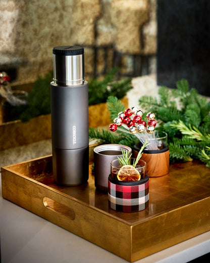 Tommy Bahama | Corkcicle® 36-oz. Travel Thermos With Built-In Cups / Slate