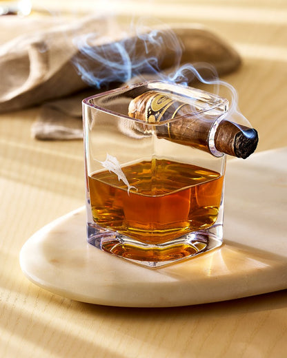 Tommy Bahama | Etched Marlin Corkcicle® Cigar Glass / Clear