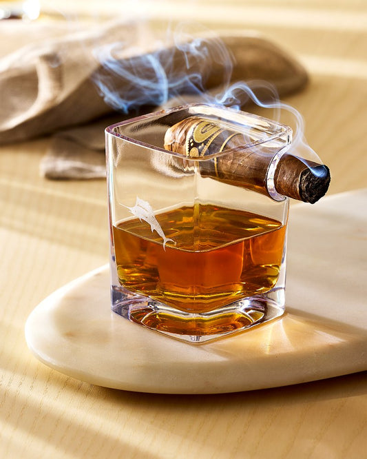 Tommy Bahama | Etched Marlin Corkcicle® Cigar Glass / Clear