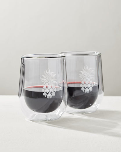 Tommy Bahama | Corkcicle® Stemless Wine Glass - Set of 2 / Clear