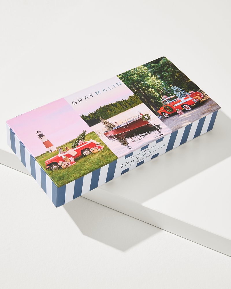 Tommy Bahama | Gray Malin's The Holiday 3-in-1 Puzzle Set / Multicolor