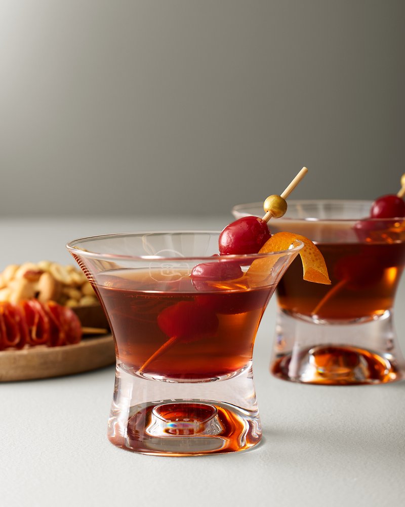 Tommy Bahama | Tommy Bahama Crystal Manhattan Glasses / Clear