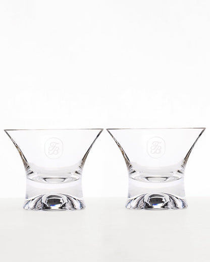 Tommy Bahama | Tommy Bahama Crystal Manhattan Glasses / Clear