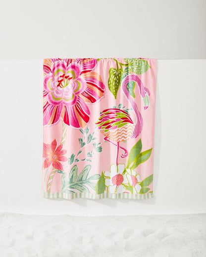 Tommy Bahama | Flamingo Pineapple Beach Towel / Pink