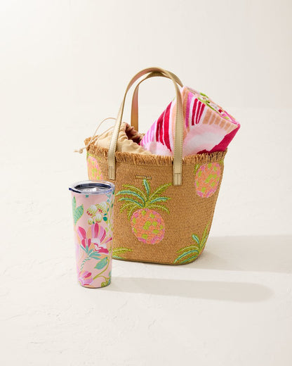 Tommy Bahama | Flamingo Pineapple Beach Towel / Pink