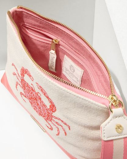 Tommy Bahama | Embroidered Red Crab Carina Wristlet / Red Crab