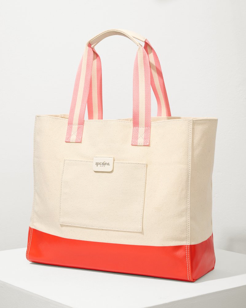 Tommy Bahama | Embroidered Red Crab Beach Tote / Red Crab