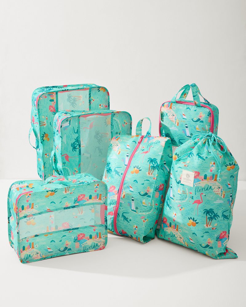 Tommy Bahama | Greetings from Florida Packing Cube 6-Piece Set / Florida