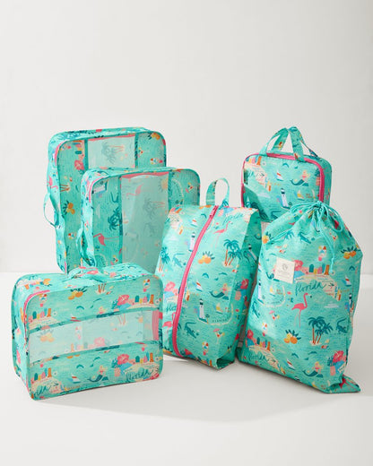 Tommy Bahama | Greetings from Florida Packing Cube 6-Piece Set / Florida