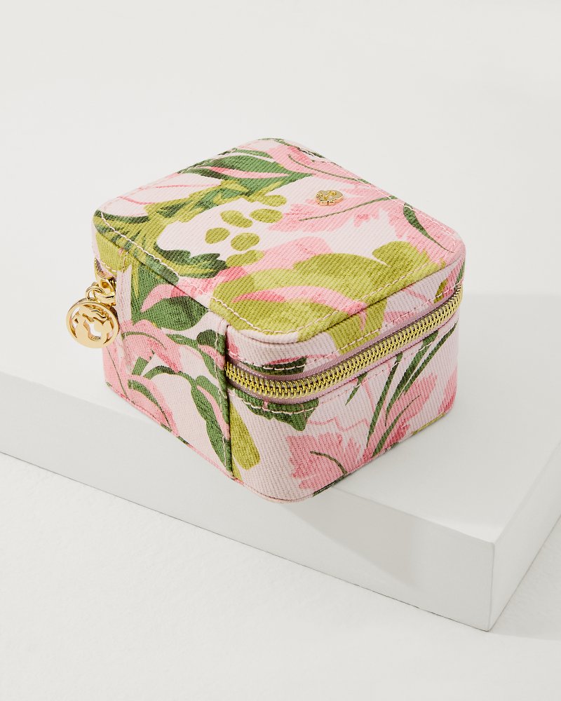 Tommy Bahama | Palm Paradise Stow & Go Jewelry Travel Case / Spartinapalm Paradise