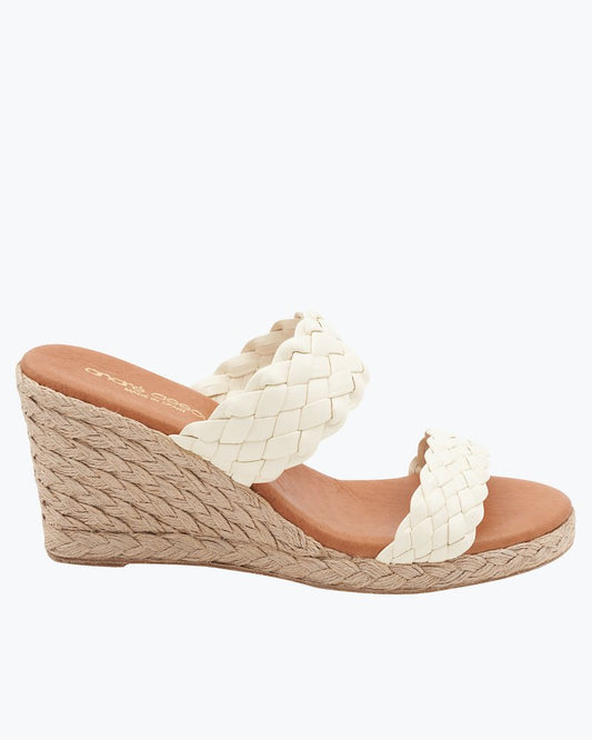Tommy Bahama | André Assous Aria Woven Wedge Sandals / White