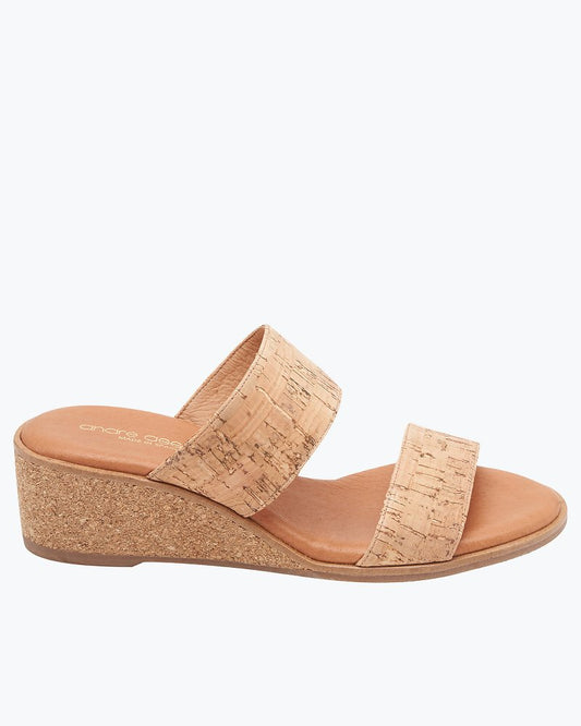 Tommy Bahama | André Assous Gwenn Cork Wedge Sandals / Natural