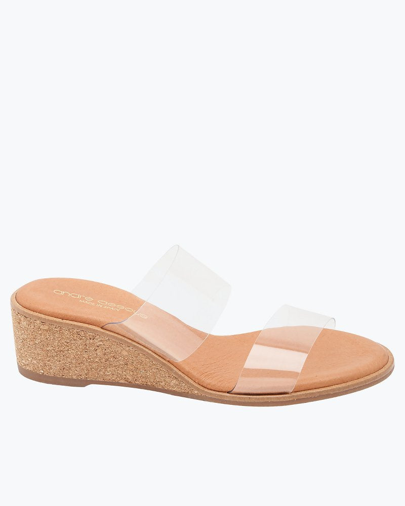 Tommy Bahama | André Assous Gwenn Clear Wedge Sandals / Clear