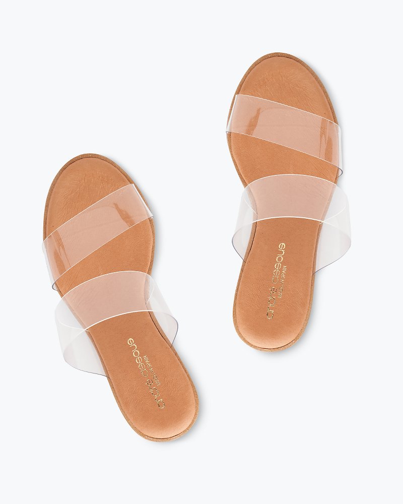 Tommy Bahama | André Assous Gwenn Clear Wedge Sandals / Clear