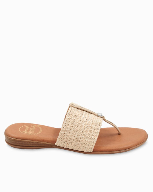 Tommy Bahama | André Assous Nice Featherweights™ Raffia Sandals / Natural