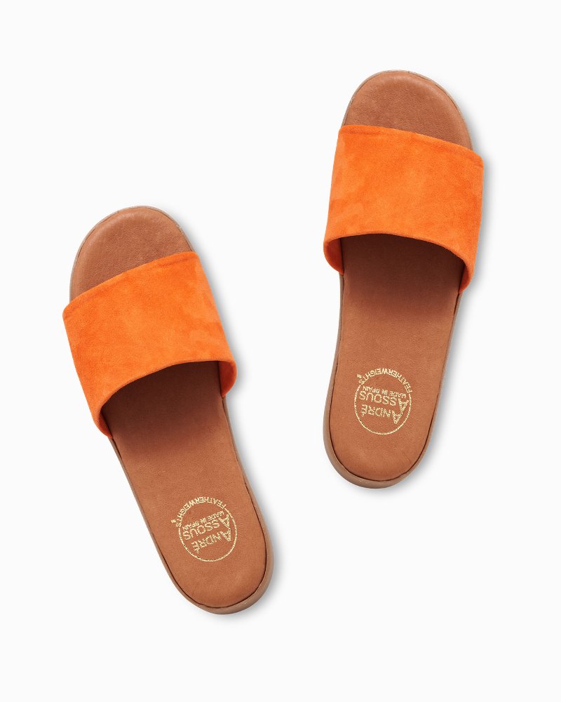 Tommy Bahama | André Assous Paloma Suede Featherweights™ Sandals / Orange