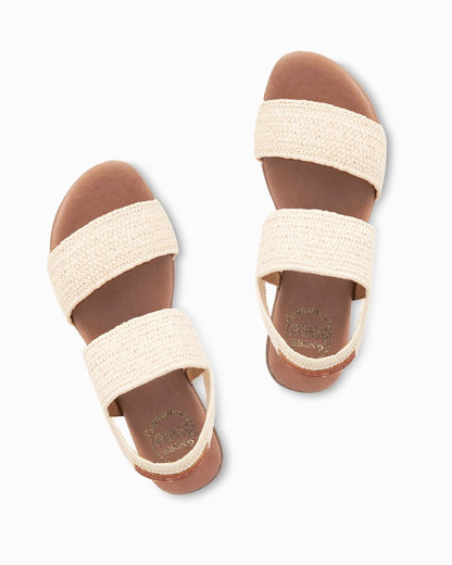Tommy Bahama | André Assous Nigella Stretch Raffia Featherweights™ Sandals / Natural