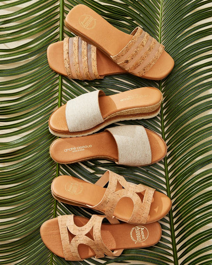 Tommy Bahama | André Assous Nailea Cork Sandals / Natural