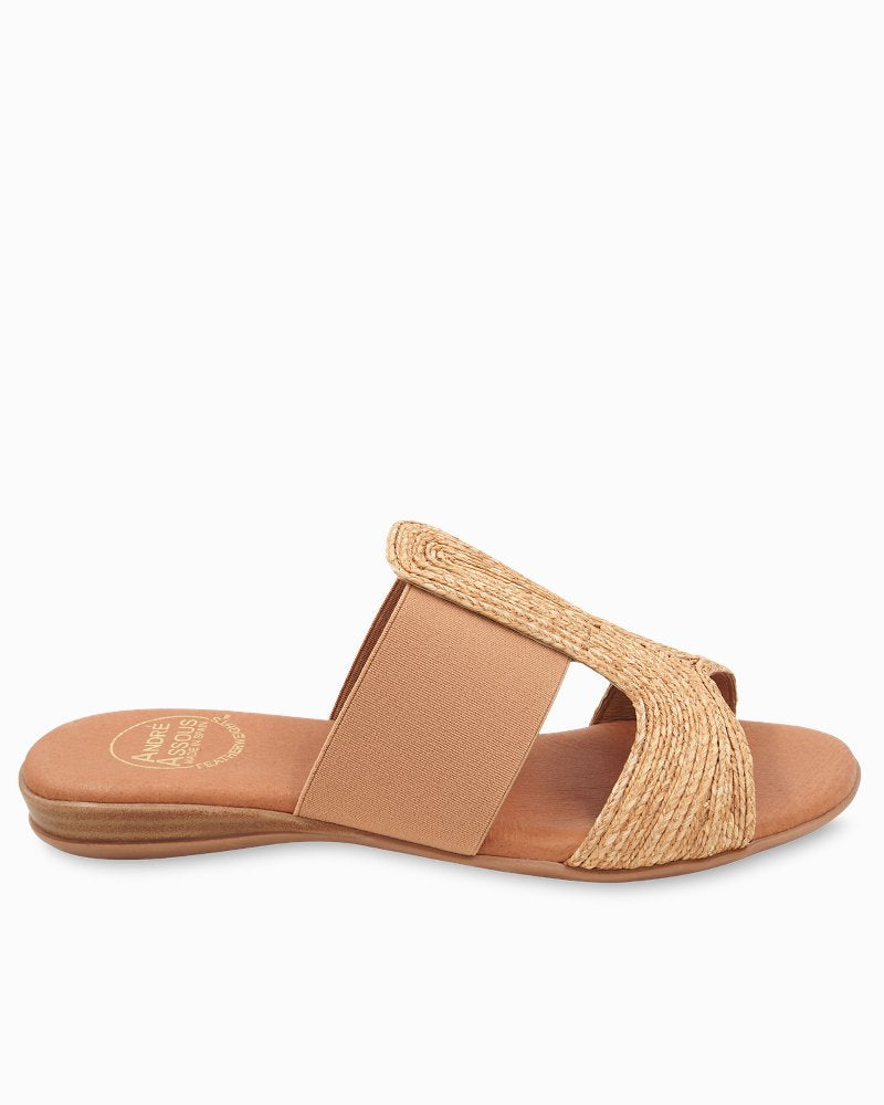 Tommy Bahama | André Assous Noor Raffia Stretch Sandals / Natural