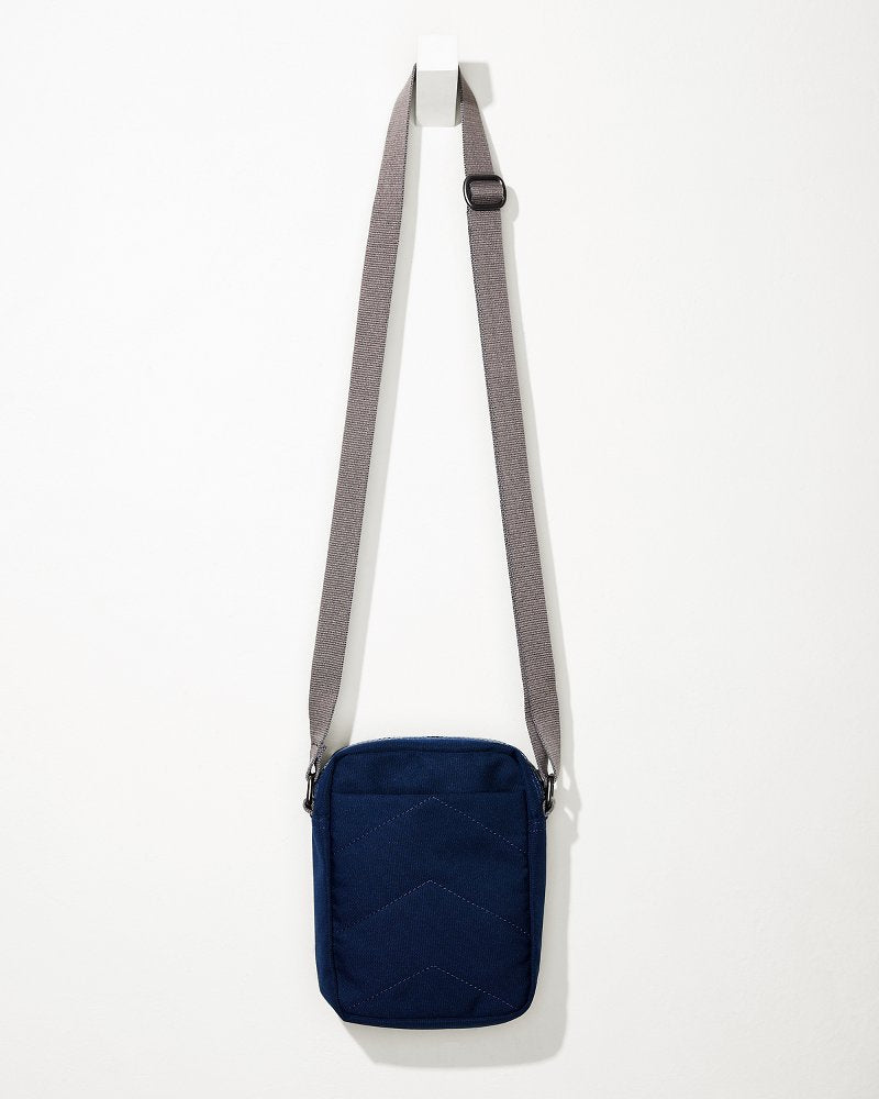Tommy Bahama | Bond Deep Blue Canvas Crossbody / Deep Blue