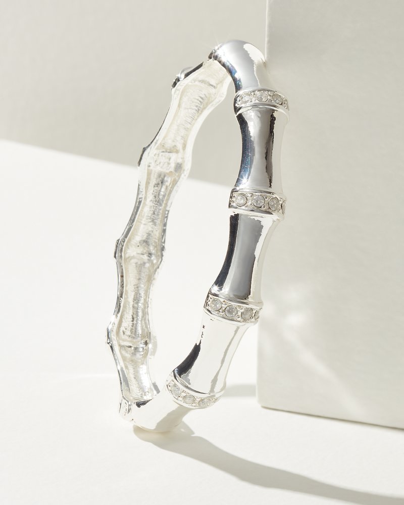 Tommy Bahama | Island Essence Bamboo Bangle Bracelet / Silver