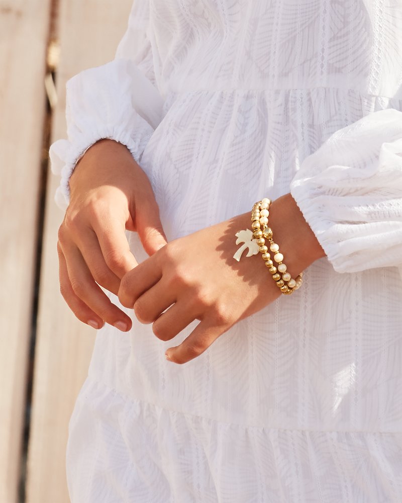 Tommy Bahama | Kihei Collection Stretch Charm Bracelet Set / Gold