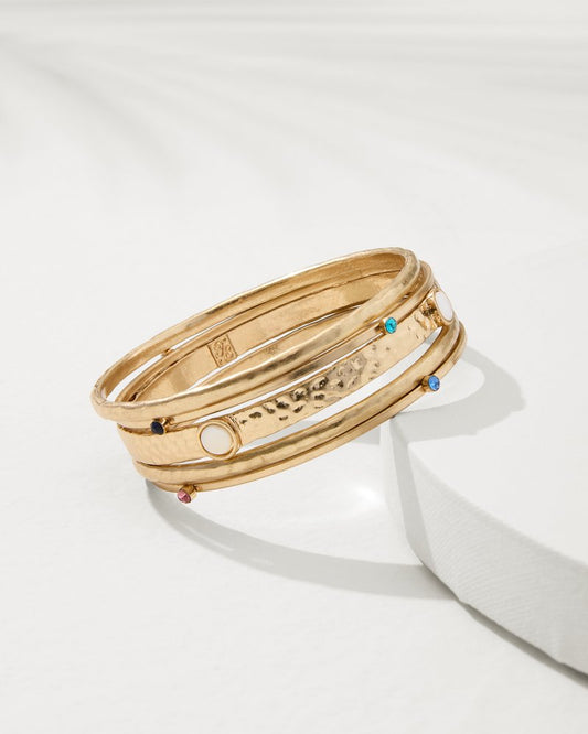 Tommy Bahama | Tidal Treasure Shell Bracelet Set / Gold